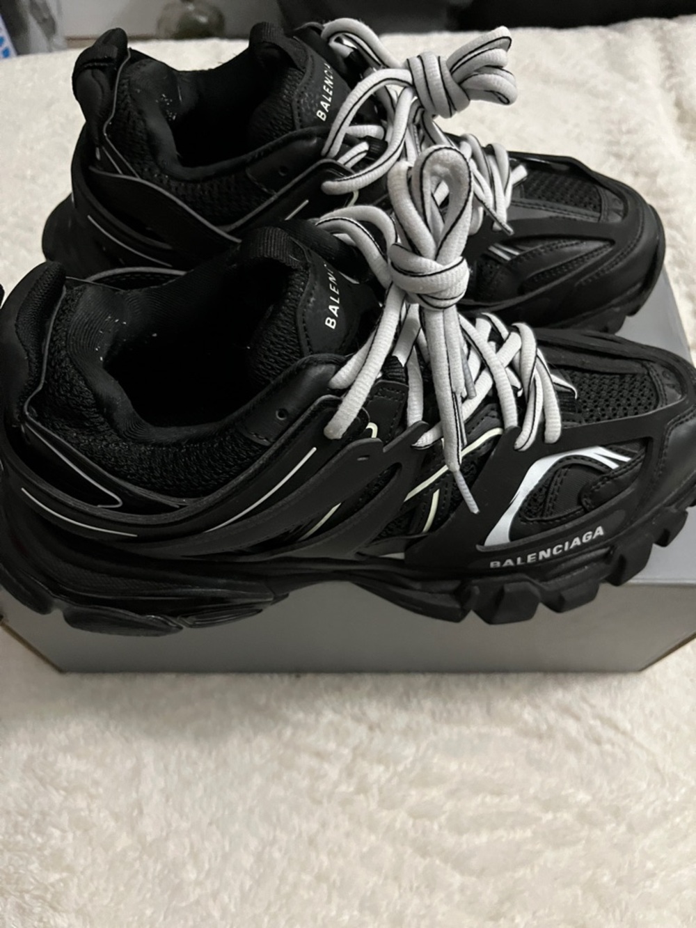 Authentic Balenciaga Tracks Black - Picture 3 of 6